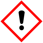 GHS pictogram for hazardous substances